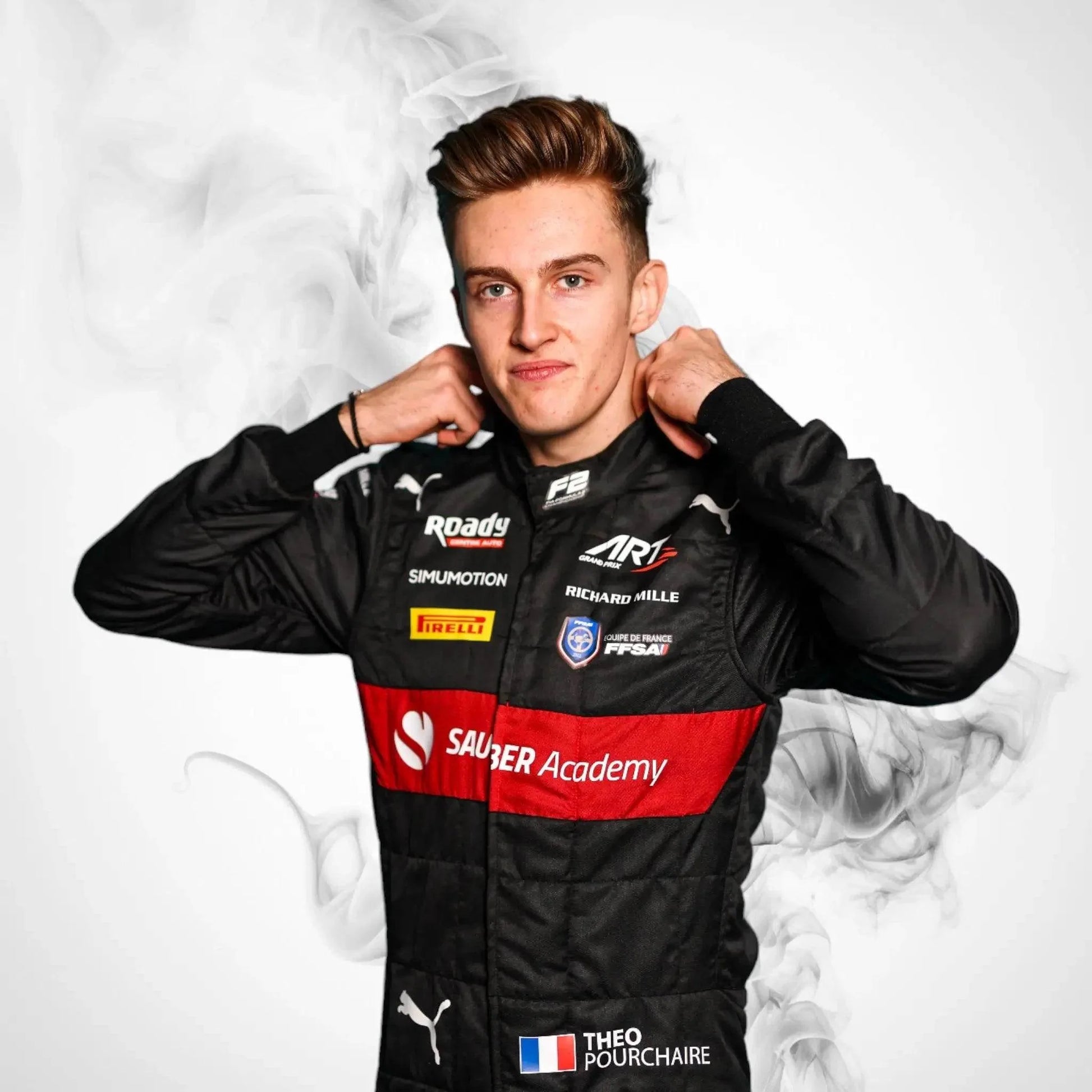 2023 Théo Pourchaire F2 Suit - Dash Racegear