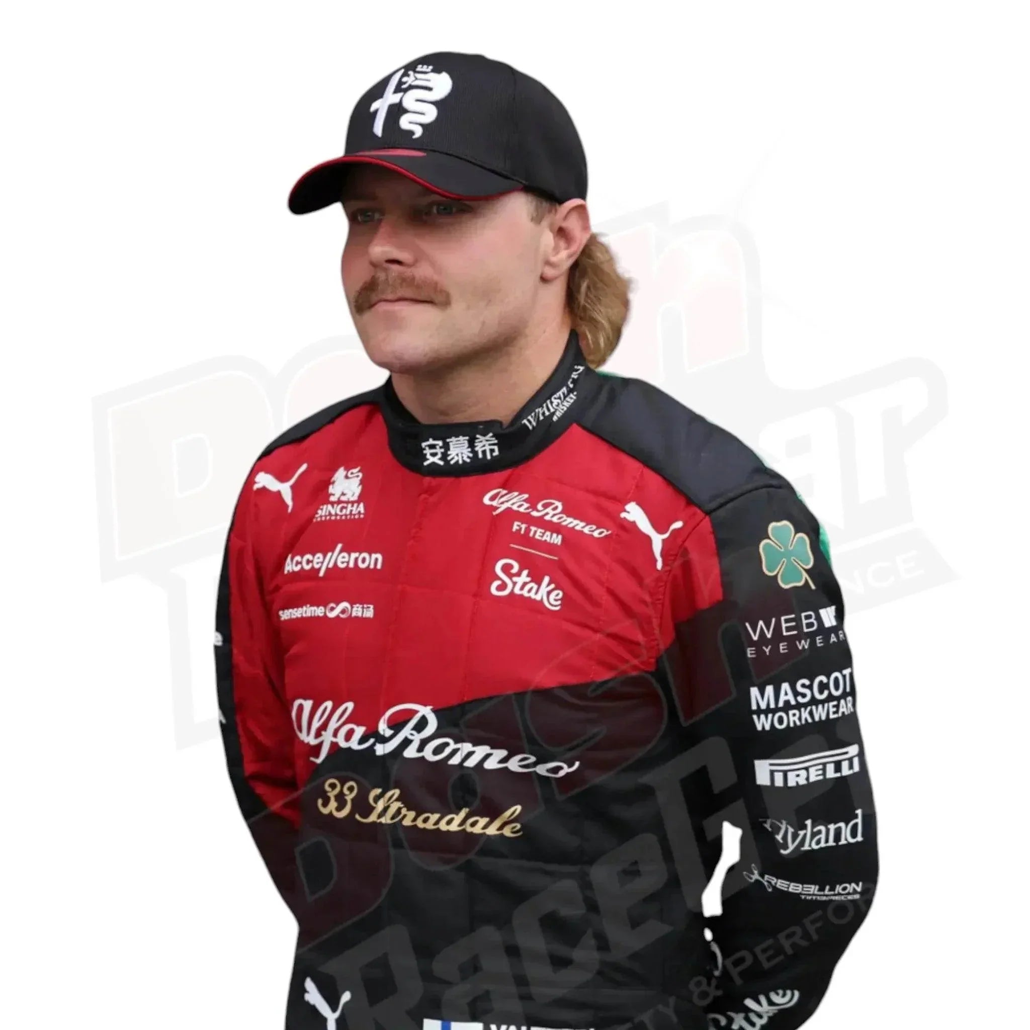 2023 VALTTERI BOTTAS ALFA ROMEO RACE SUIT - ITALIAN GP DASH RACEGEAR
