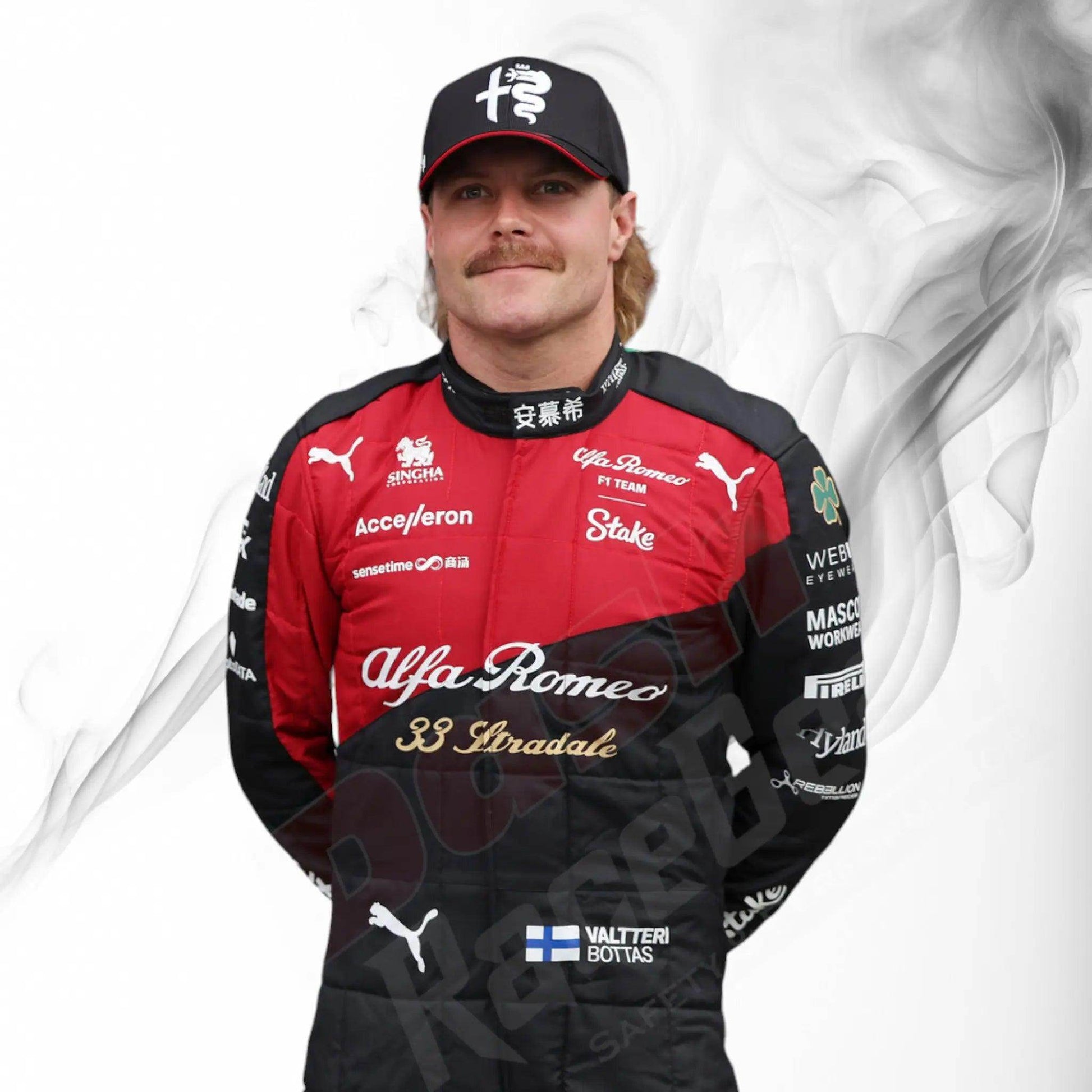 2023 VALTTERI BOTTAS ALFA ROMEO RACE SUIT KIDS - ITALIAN GP - Dash Racegear
