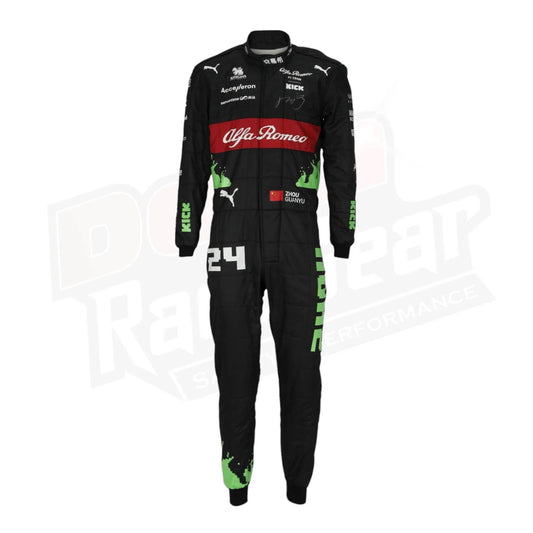 2023 Zhou Guanyu Alfa Romeo F1 Team Racing Suit– Belgian GP - Dash Racegear