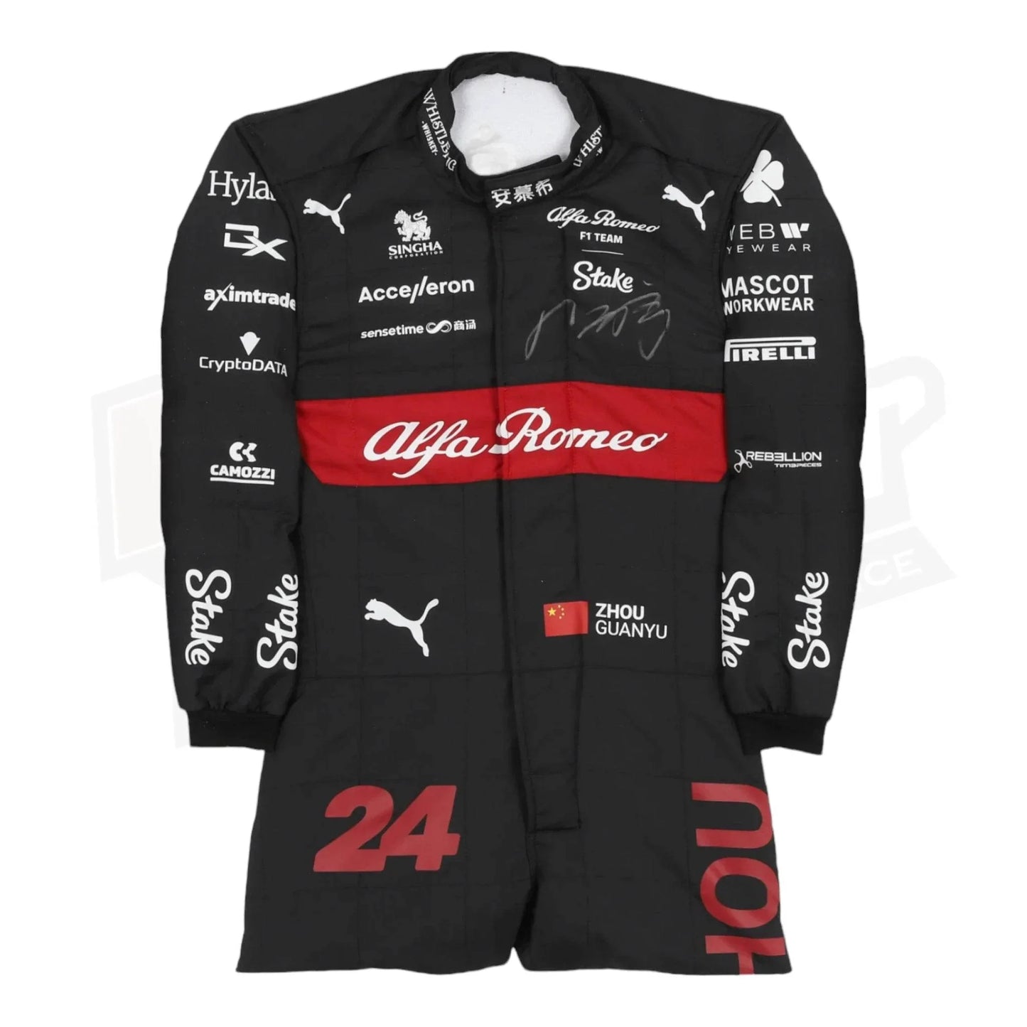 2023 Zhou Guanyu Alfa Romeo F1 Team Stake Replica Race Suit - Dash Racegear