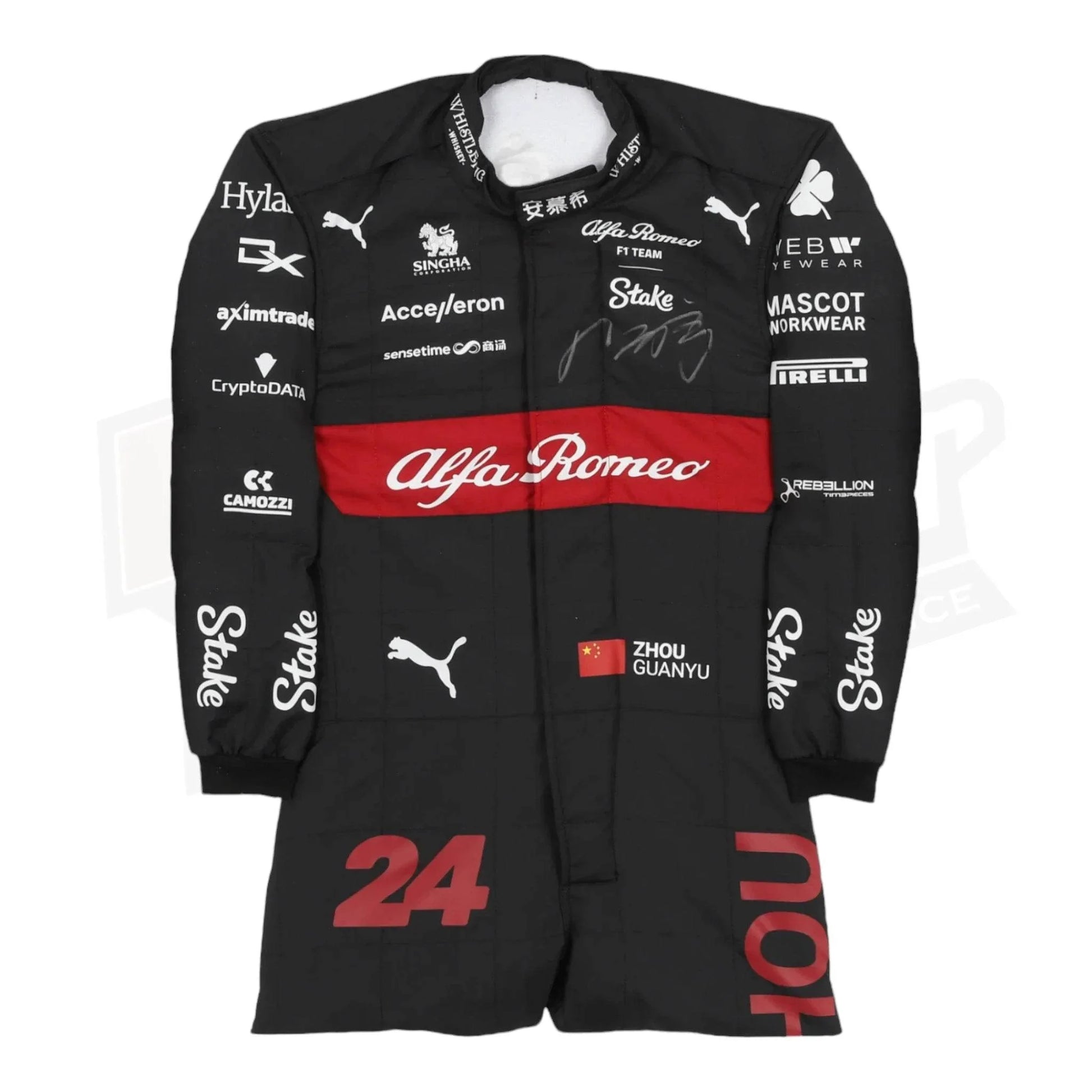 2023 Zhou Guanyu Alfa Romeo F1 Team Stake Replica Race Suit - Dash Racegear