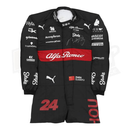 2023 Zhou Guanyu Alfa Romeo F1 Team Stake Replica Race Suit - Dash Racegear