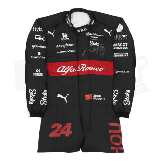 2023 Zhou Guanyu Alfa Romeo F1 Team Stake Replica Race Suit - Dash Racegear