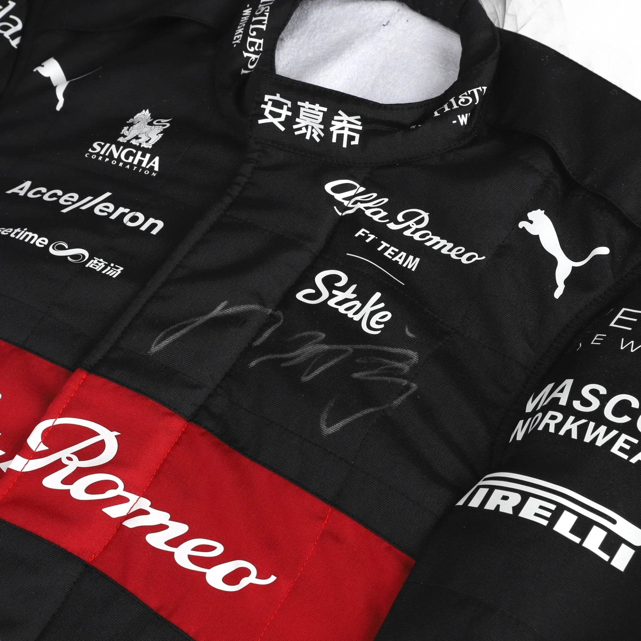 2023 Zhou Guanyu Alfa Romeo F1 Team Stake Replica Race Suit DASH RACEGEAR