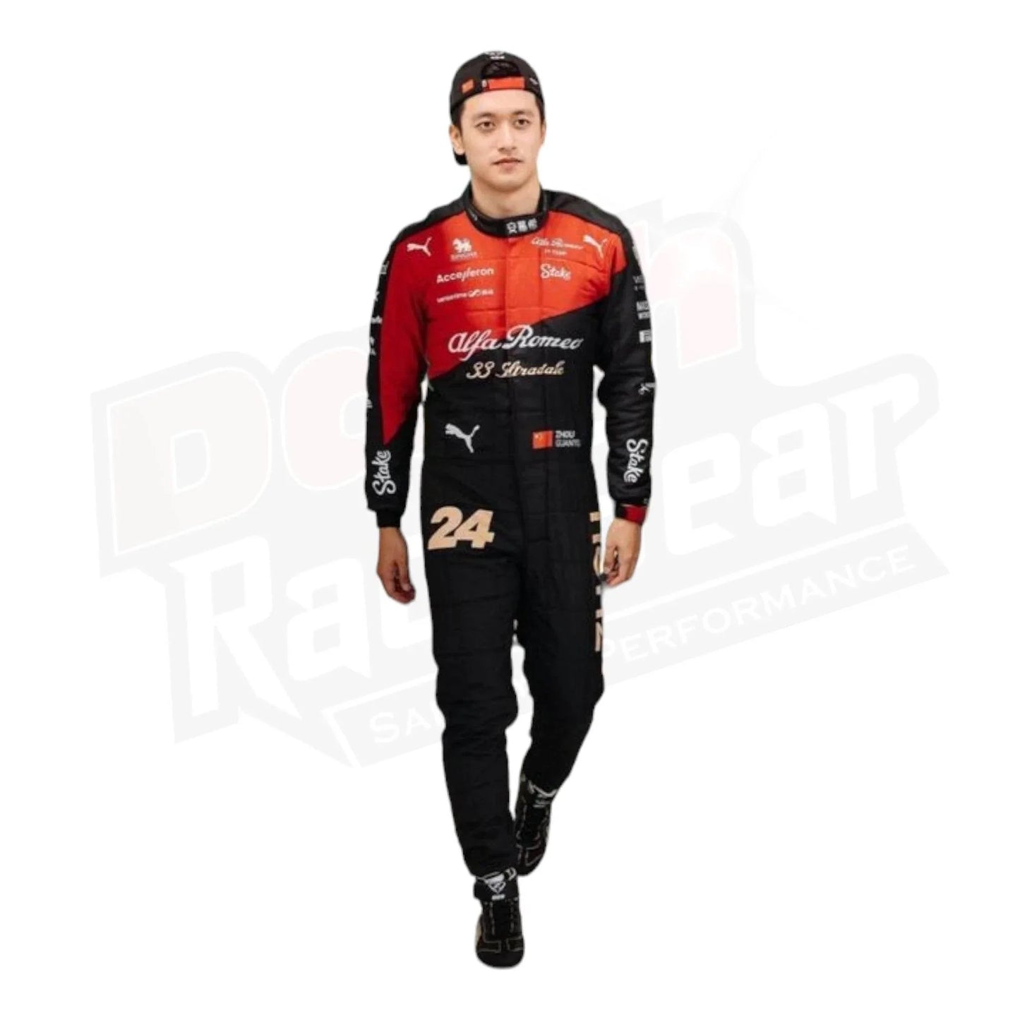 2023 Zhou Guanyu Alfa Romeo F1 Race Suit - Dash Racegear