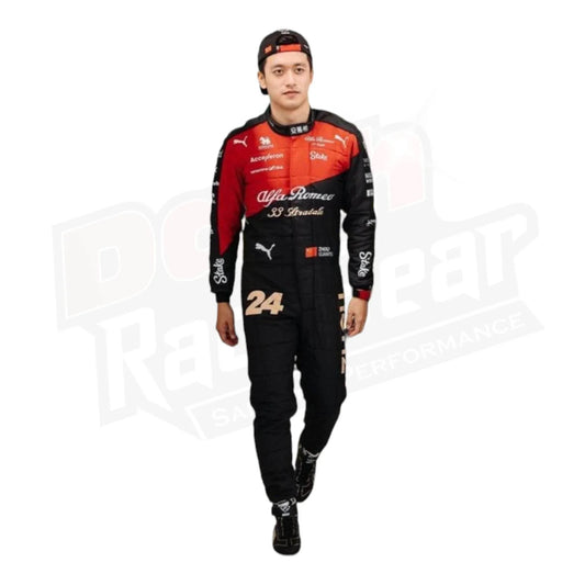 2023 Zhou Guanyu Alfa Romeo F1 Race Suit - Dash Racegear