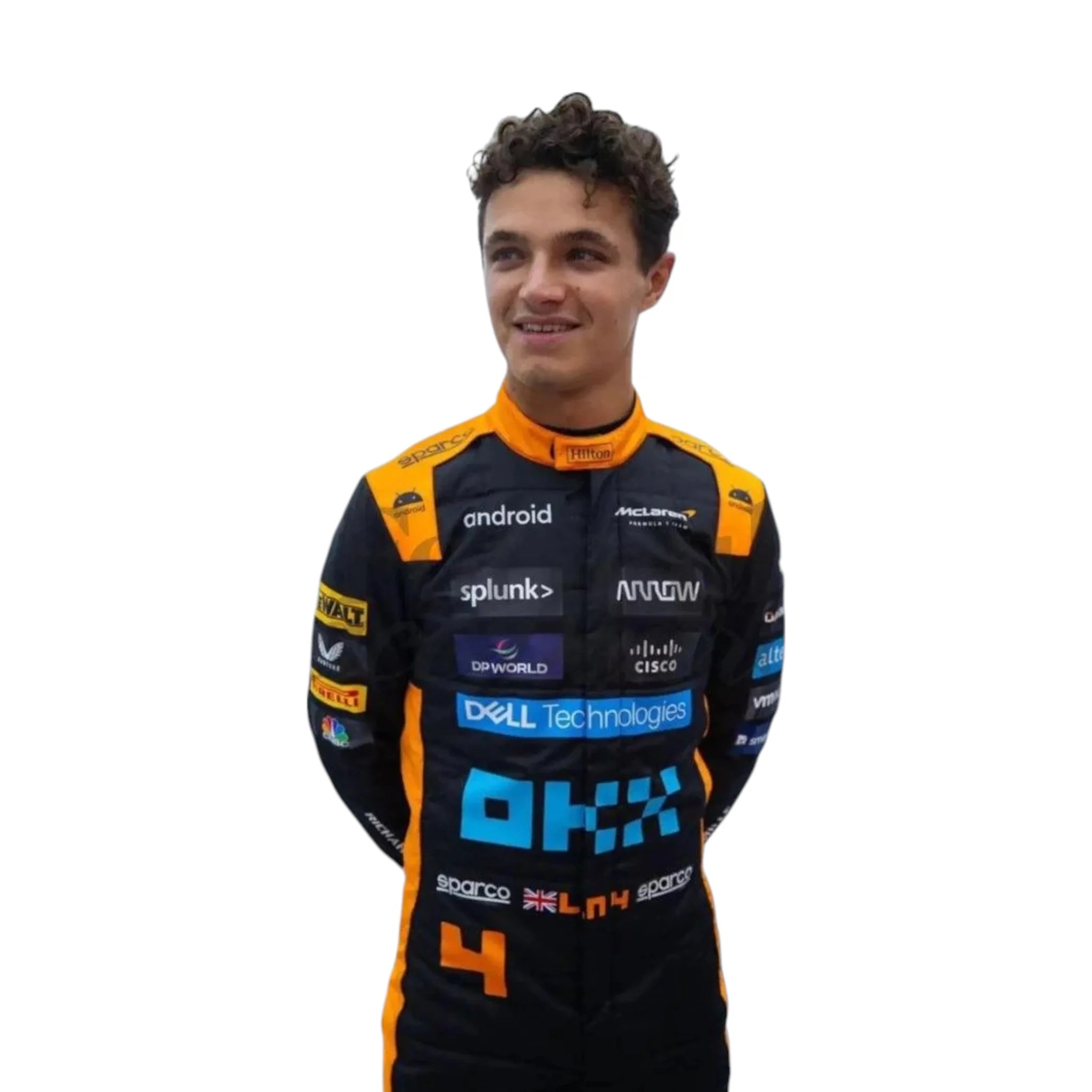 2023 New Lando Norris Mclaren F1 Singapore GP Race Suit