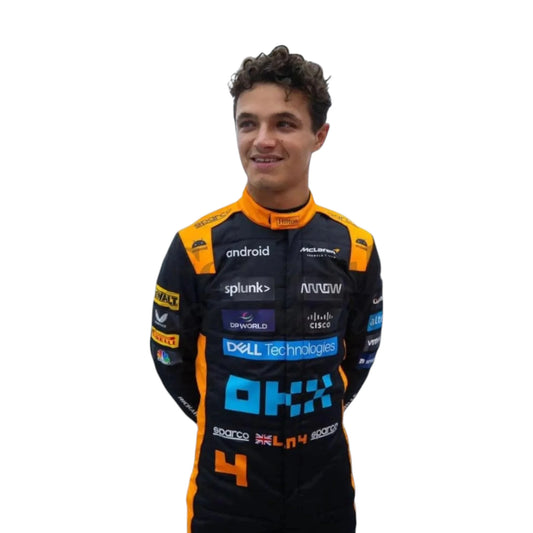2023 New Lando Norris Mclaren F1 Singapore GP Race Suit - Dash Racegear