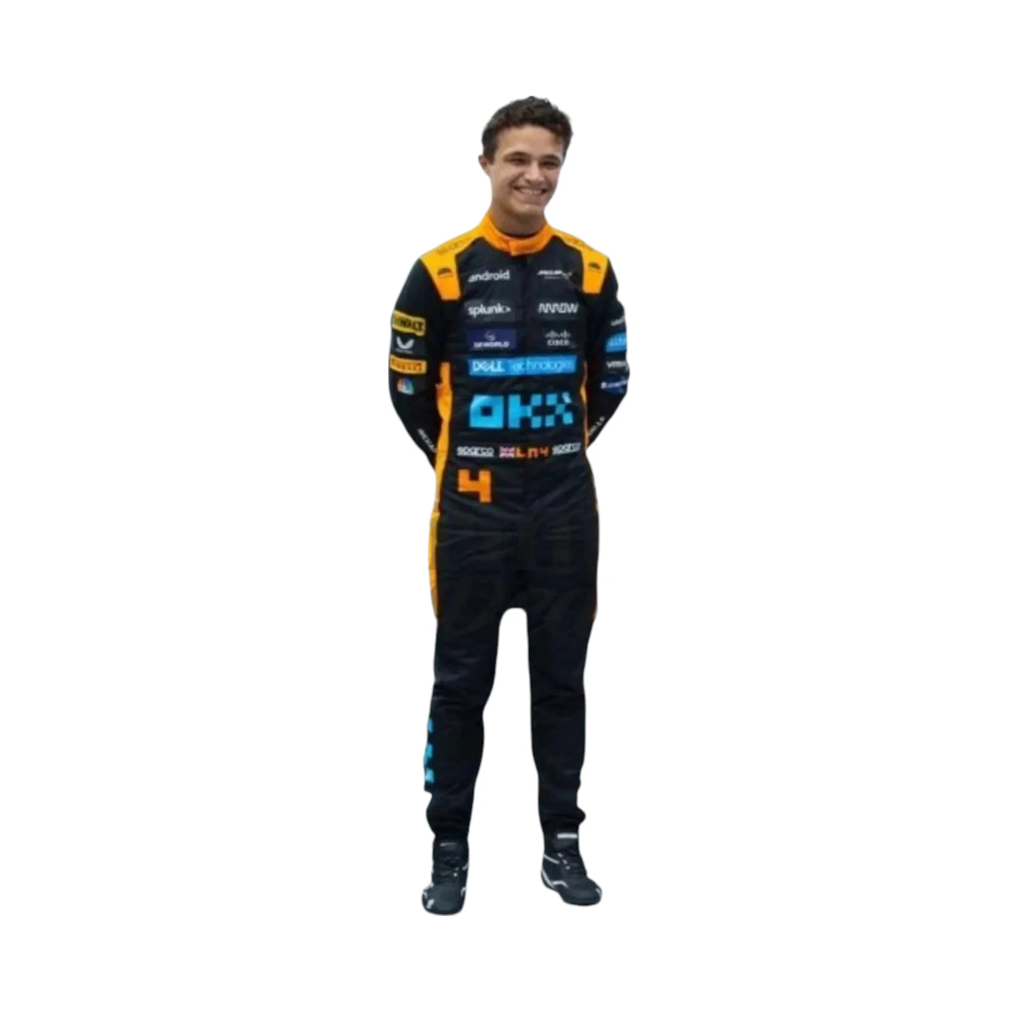 2023 New Lando Norris Mclaren F1 Singapore GP Race Suit