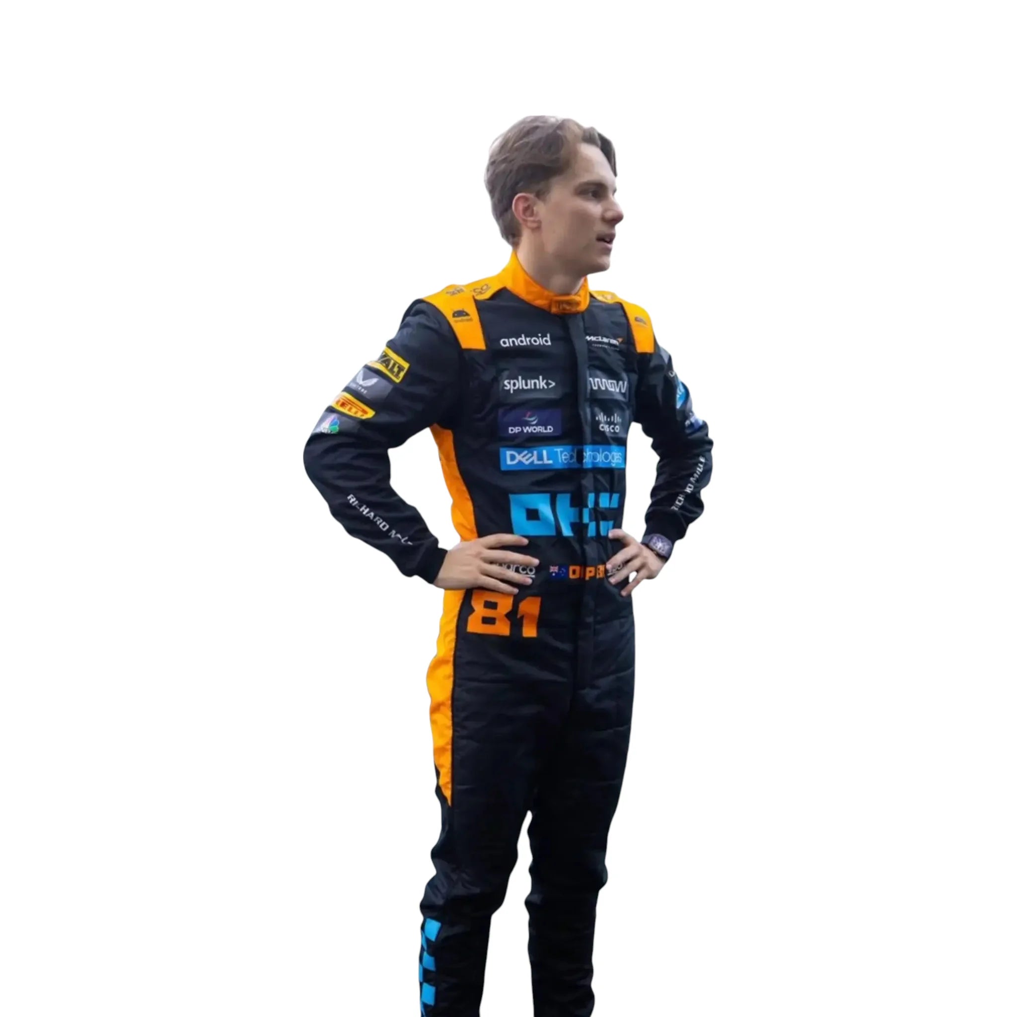 2023 New Oscar Piastri Mclaren F1 Singapore GP Race Suit