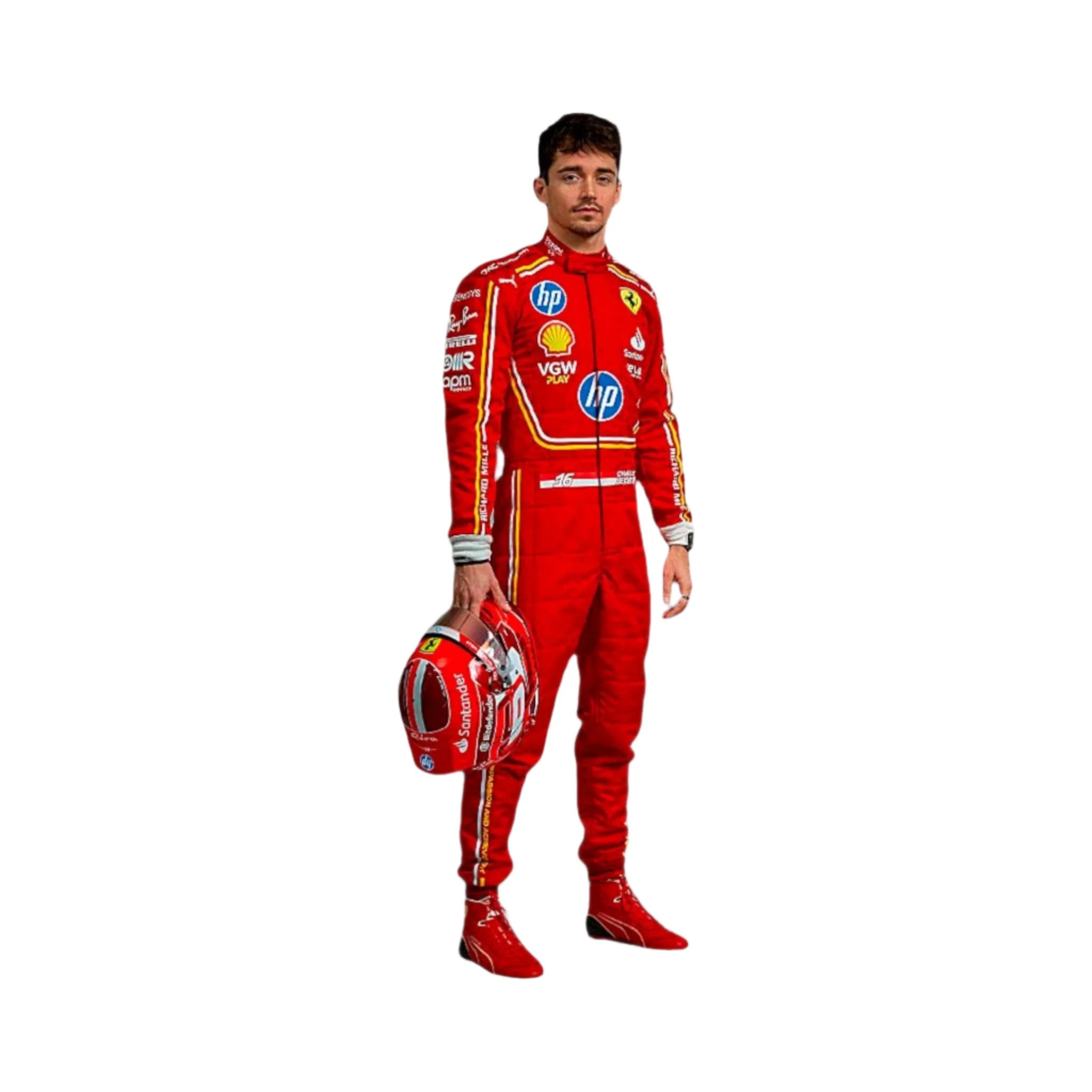 2024 Monaco GP Scuderia Ferrari Hp Charles Leclerc Race Suit