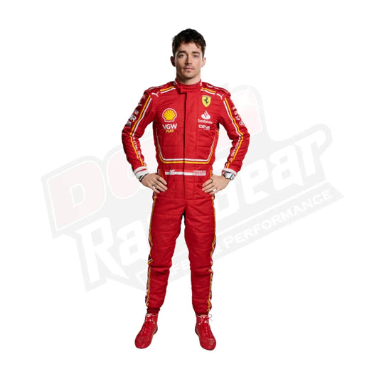2024 Charles Leclerc Scuderia Ferrari Race suit - Dash Racegear
