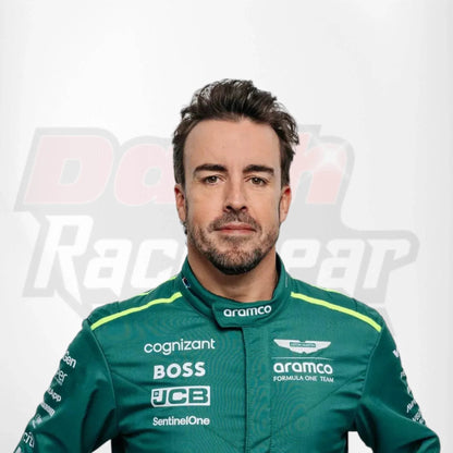 2024 Fernando Alonso Aston Martin F1 Team Race Suit KIDS - Dash Racegear
