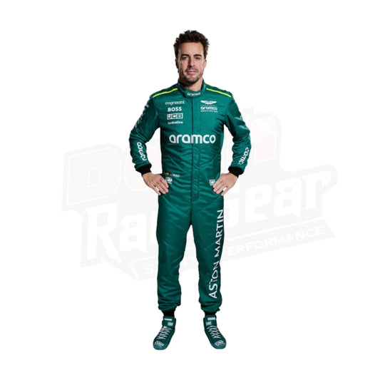 2024 Fernando Alonso Aston Martin F1 Team Race Suit - Dash Racegear