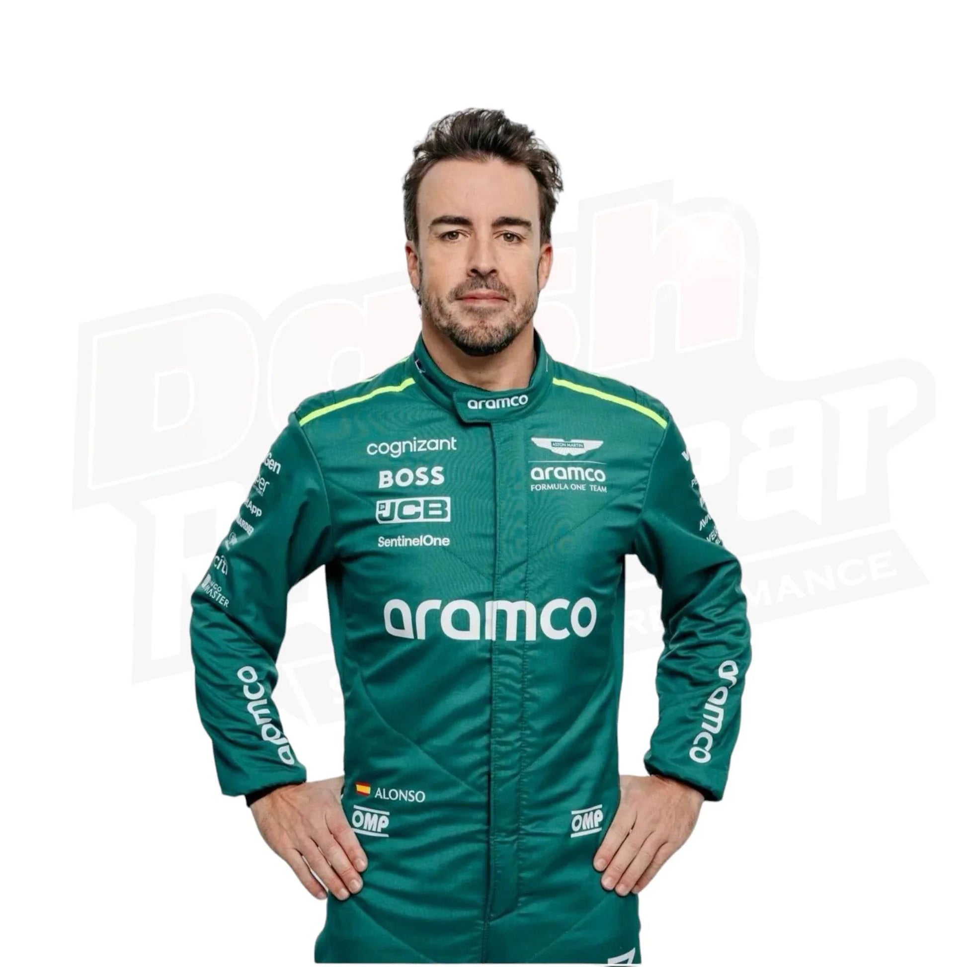 2024 Fernando Alonso Aston Martin F1 Team Race Suit - Dash Racegear