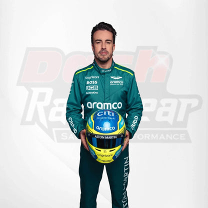 2024 Fernando Alonso Aston Martin F1 Team Race Suit - Dash Racegear