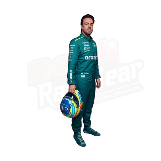 2024 Aston Martin Fernando Alonso Lance Stroll F1 Team Race Suit - Dash Racegear