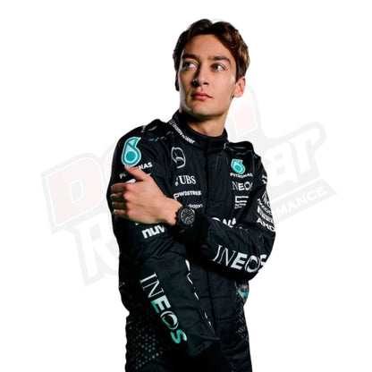 2024 George Russell Mercedes AMG F1 Team Race Suit KIDS - Dash Racegear