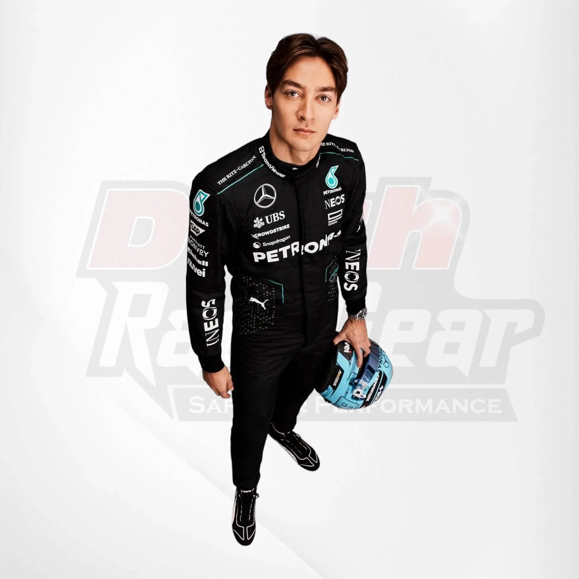 2024 George Russell Mercedes AMG F1 Team Race Suit - Dash Racegear
