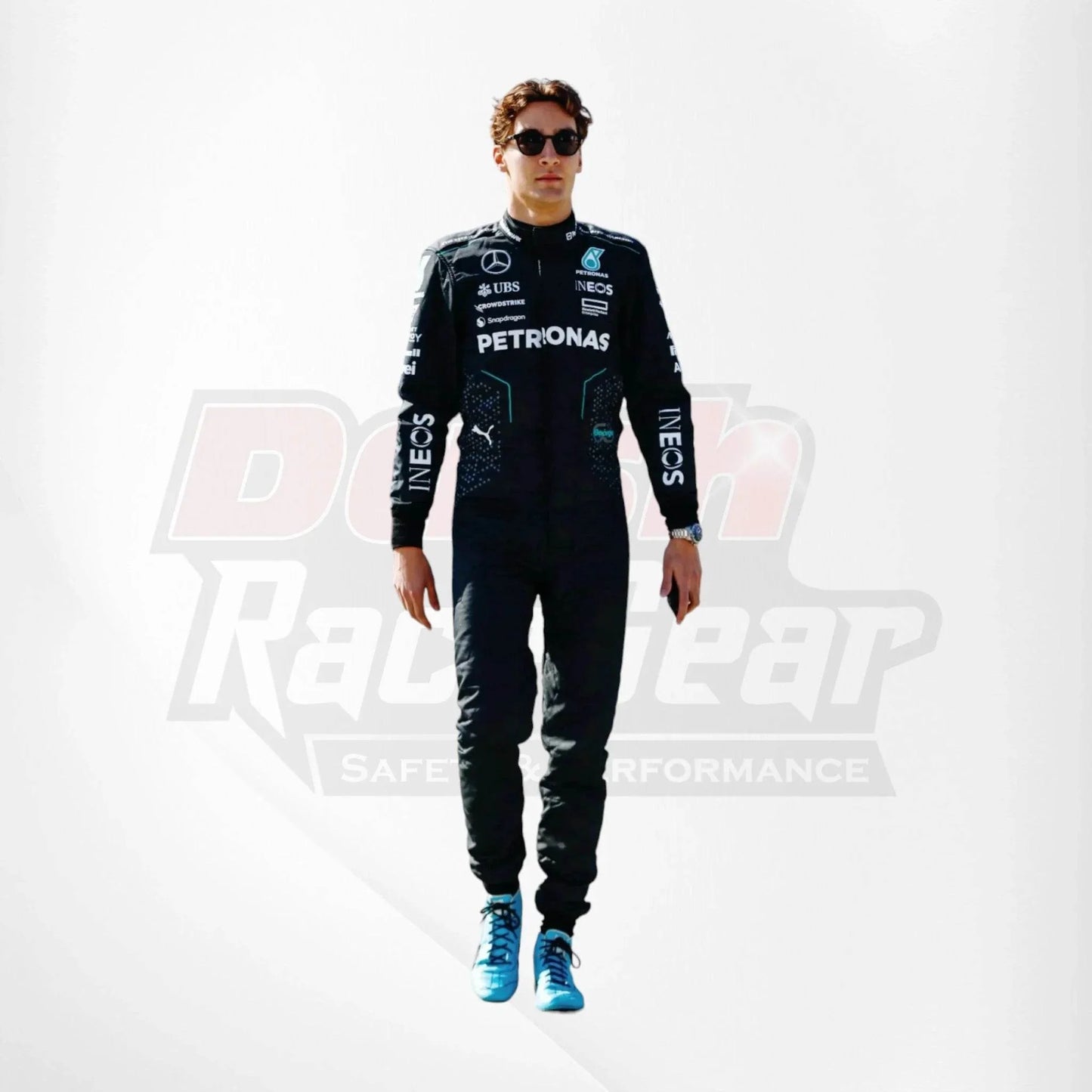 2024 George Russell Mercedes AMG F1 Team Race Suit - Dash Racegear