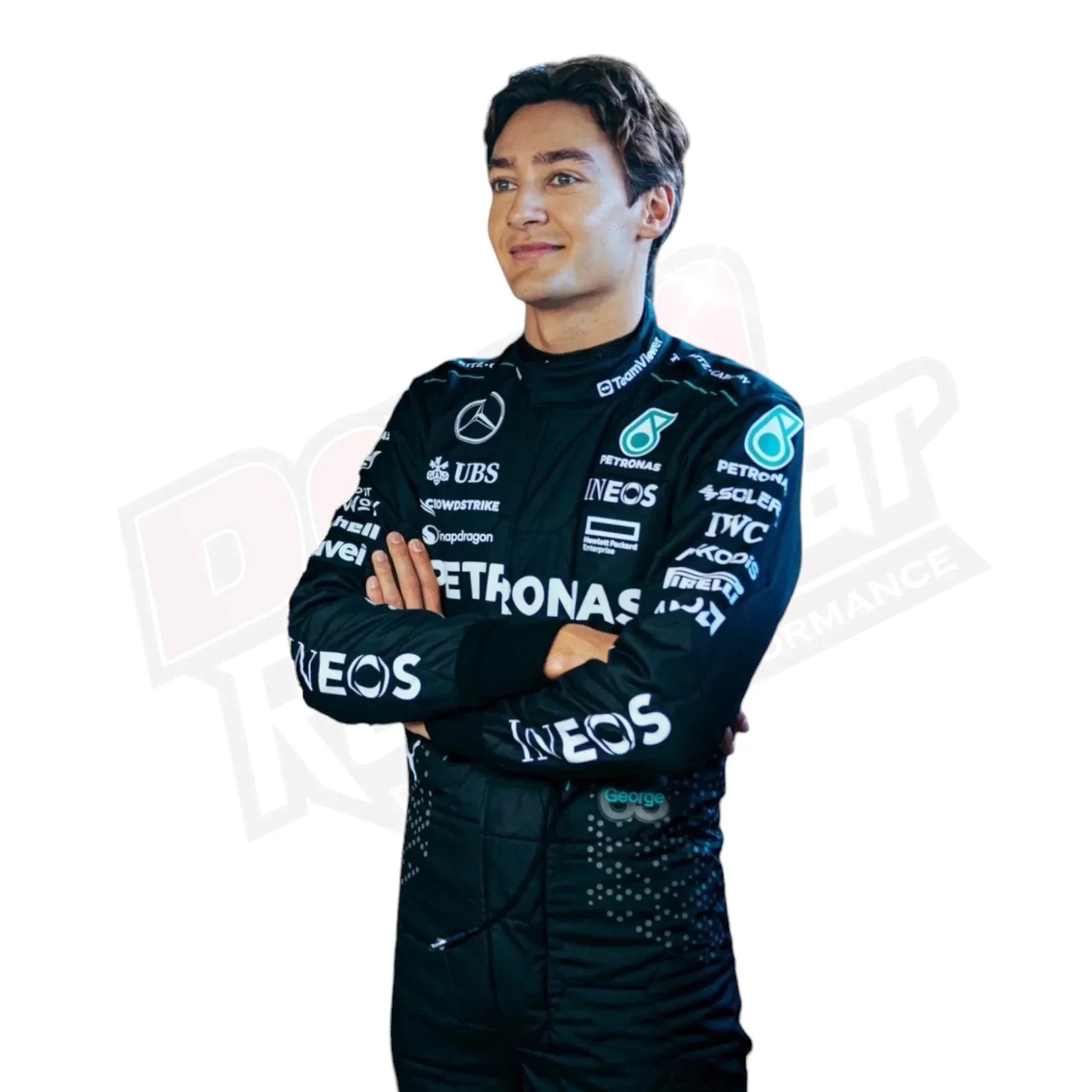 2024 George Russell Mercedes AMG F1 Team Race Suit - Dash Racegear