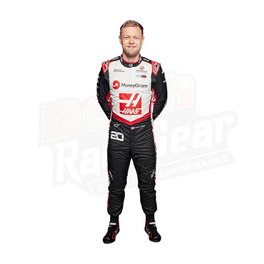 2024 Kevin Magnussen Nico Hulkenberg Haas F1 Team Race Suit - Dash Racegear