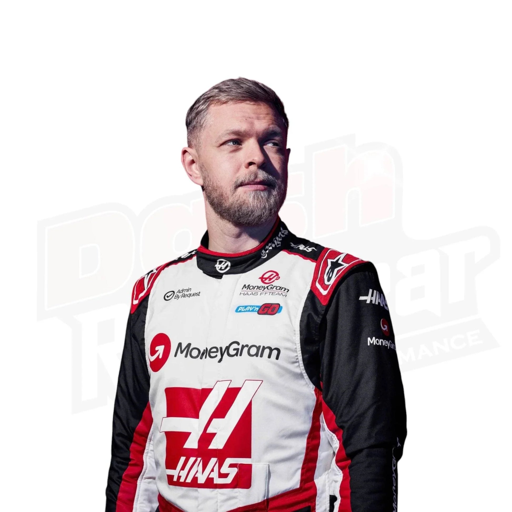 2024 Kevin Magnussen Nico Hulkenberg Haas F1 Team Race Suit KIDS - Dash Racegear