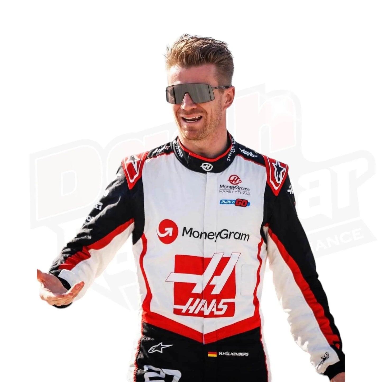 2024 Kevin Magnussen Nico Hulkenberg Haas F1 Team Race Suit KIDS - Dash Racegear