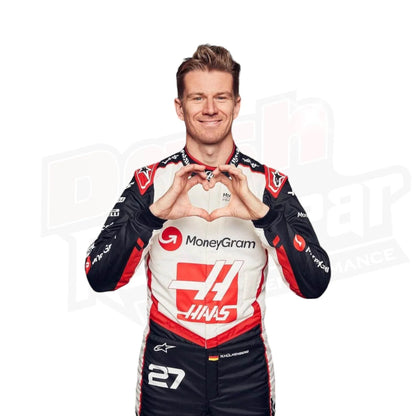 2024 Kevin Magnussen Nico Hulkenberg Haas F1 Team Race Suit KIDS - Dash Racegear