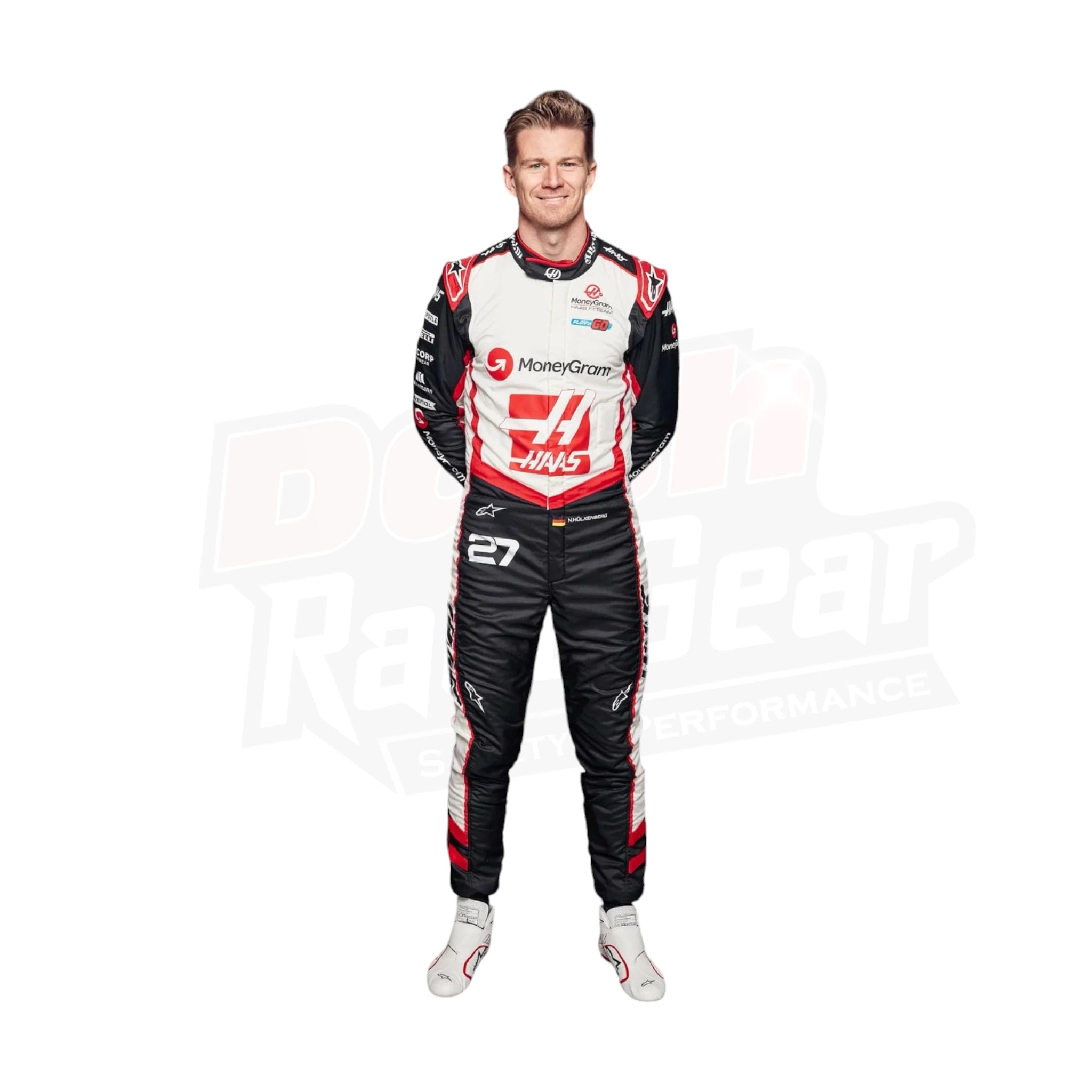 2024 Kevin Magnussen Nico Hulkenberg Haas F1 Team Race Suit KIDS