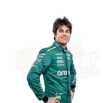 2024 Aston Martin Fernando Alonso Lance Stroll F1 Team Race Suit - Dash Racegear