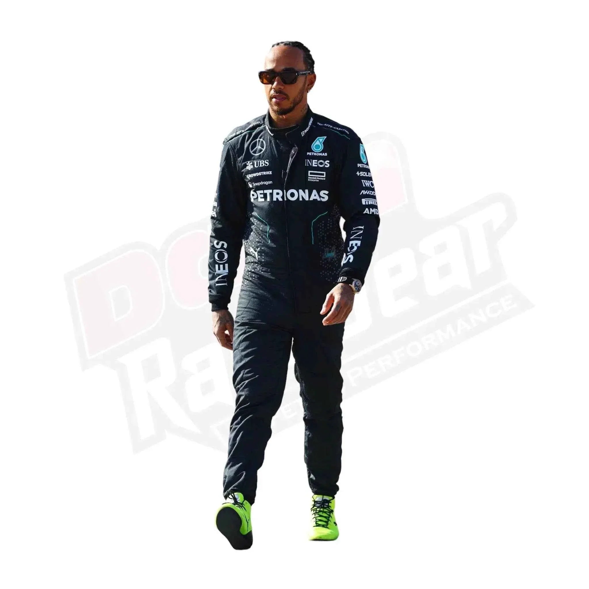 2024 Lewis Hamilton Mercedes AMG F1 Team Suit KIDS Dash Racegear