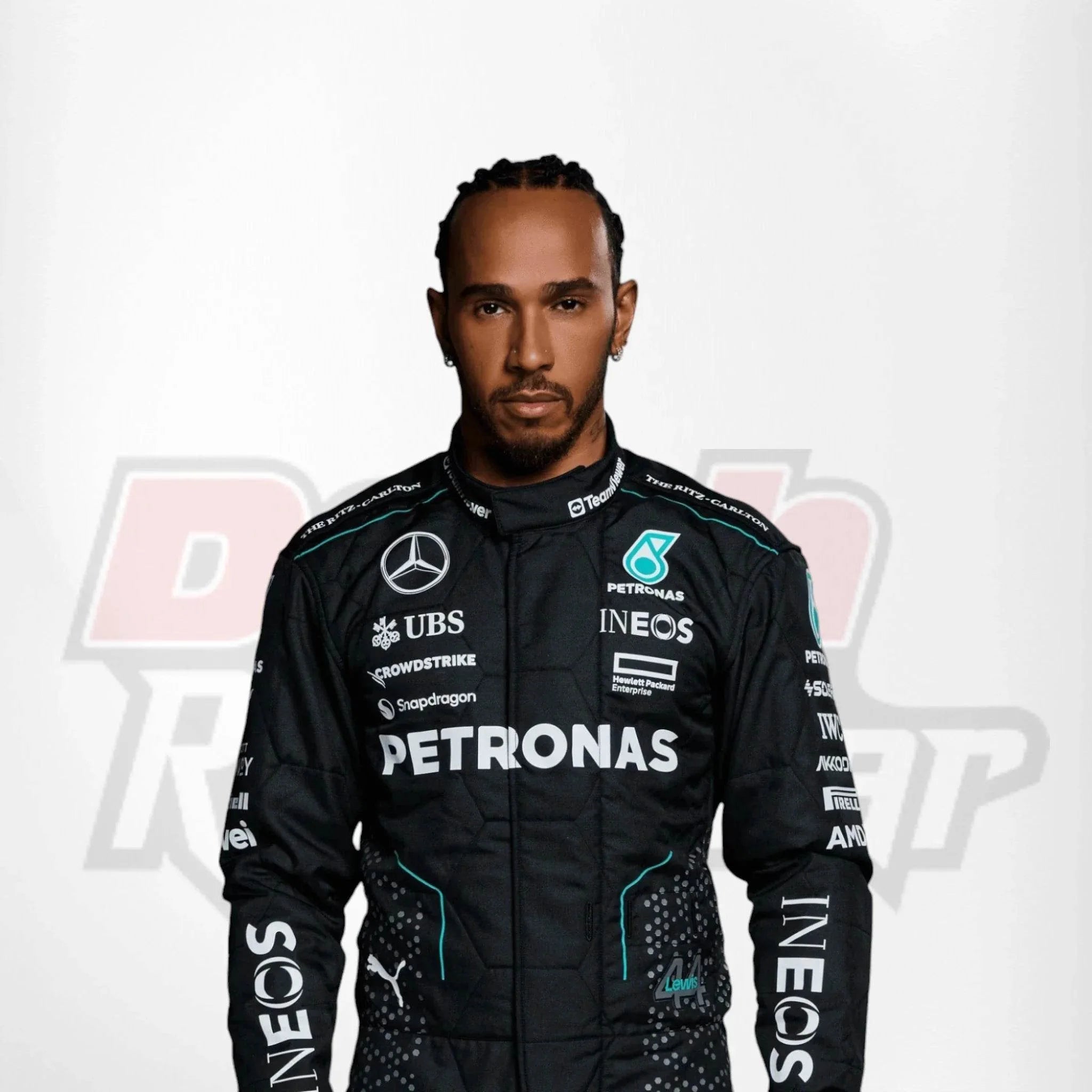 2024 Lewis Hamilton Mercedes AMG F1 Team Suit - Dash Racegear Store