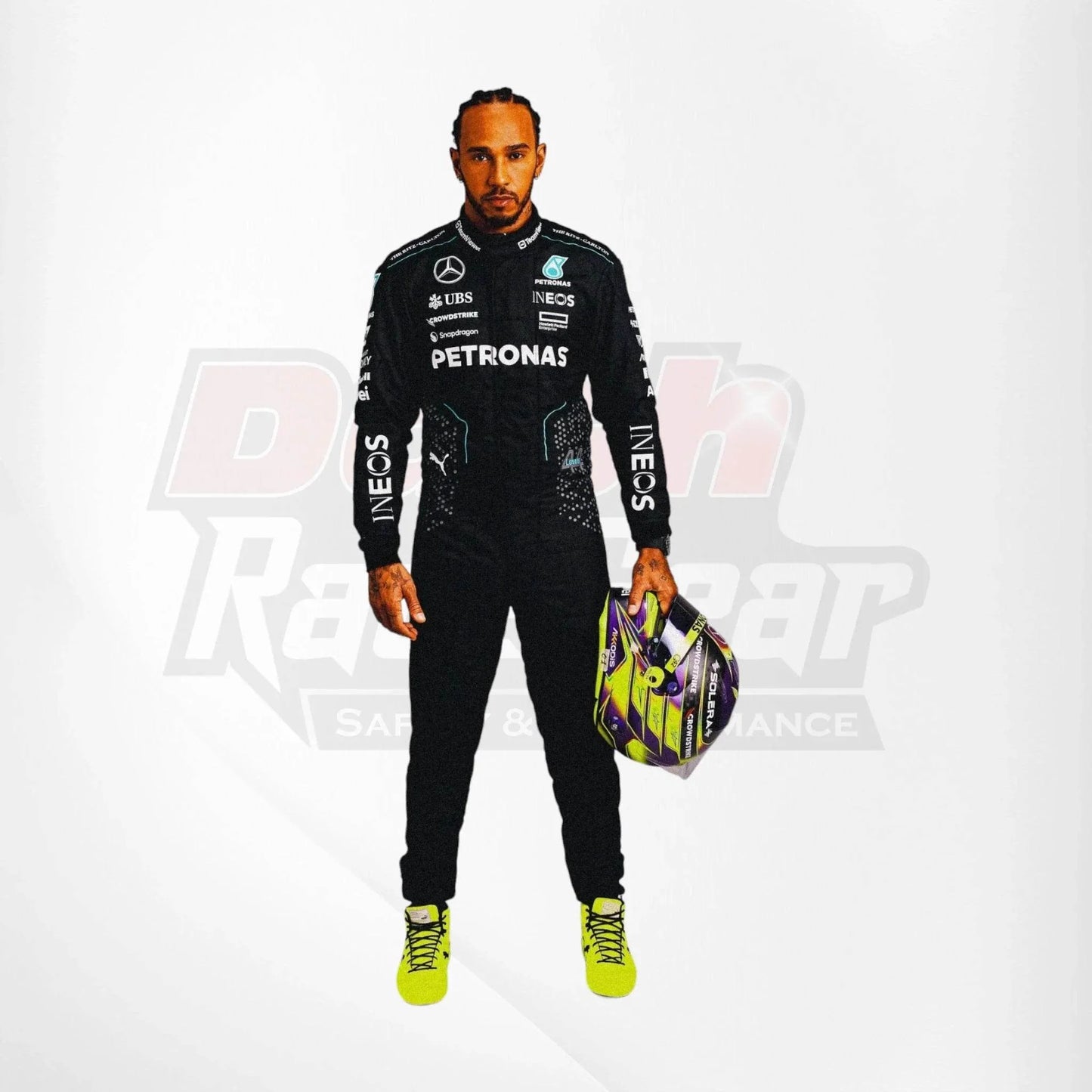 2024 Lewis Hamilton Mercedes AMG F1 Team Suit - Dash Racegear
