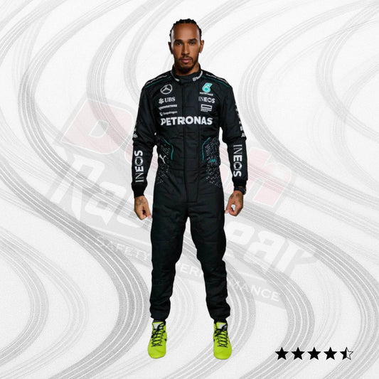 2024 Lewis Hamilton Mercedes AMG F1 Team Suit - Dash Racegear