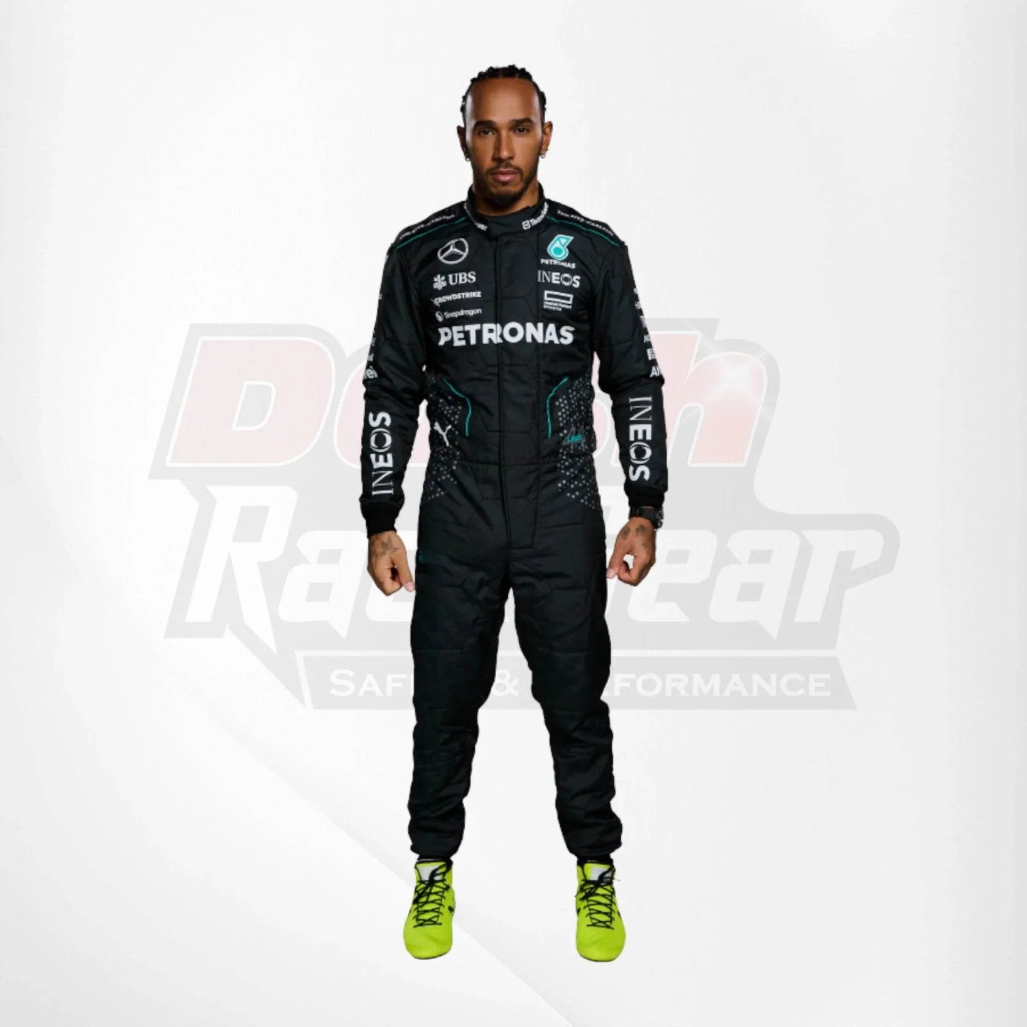 2024 Lewis Hamilton Mercedes AMG F1 Team Suit - Dash Racegear