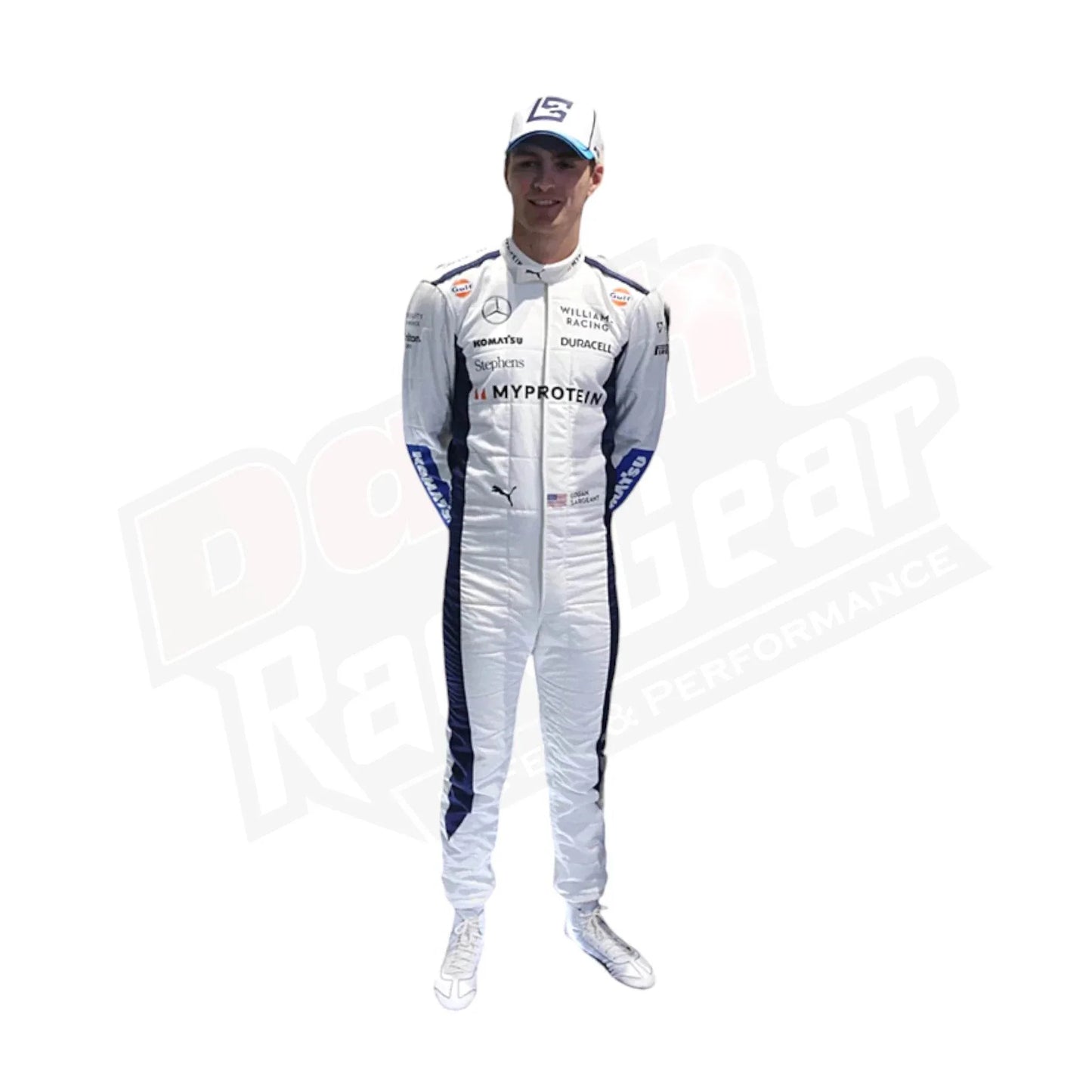 2024 Alex Albon Logan Sargeant Williams F1 Team Race Suit - Dash Racegear