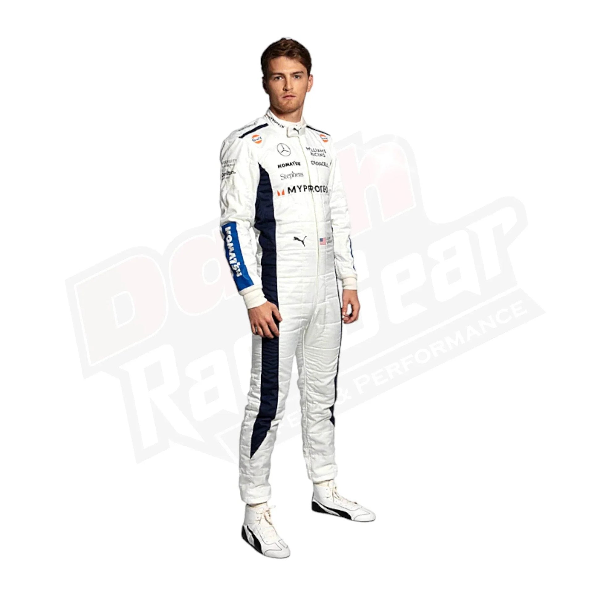2024 Alex Albon Logan Sargeant Williams F1 Team Race Suit - Dash Racegear