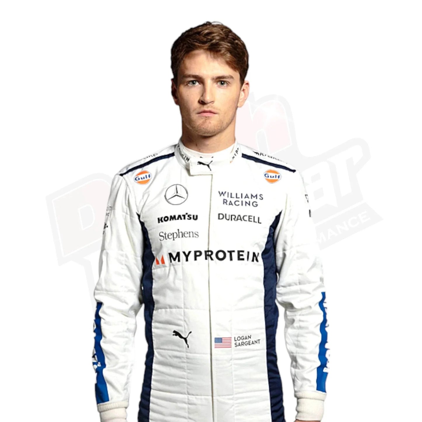 2024 Alex Albon Logan Sargeant Williams F1 Team Race Suit - Dash Racegear