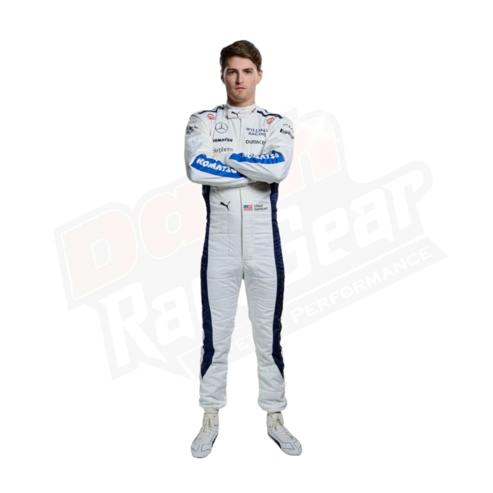2024 Alex Albon Logan Sargeant Williams F1 Team Race Suit - Dash Racegear