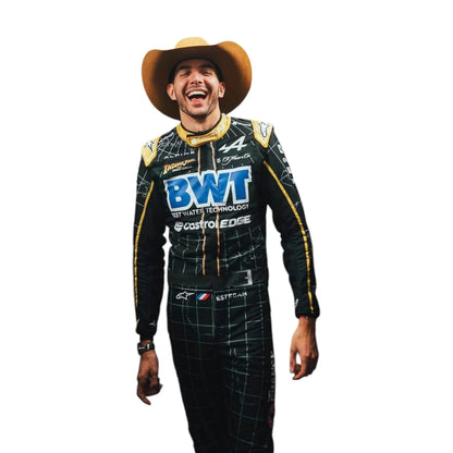2024 New Esteban Ocon alpine Austin Grand Prix Race Suit - Dash Racegear