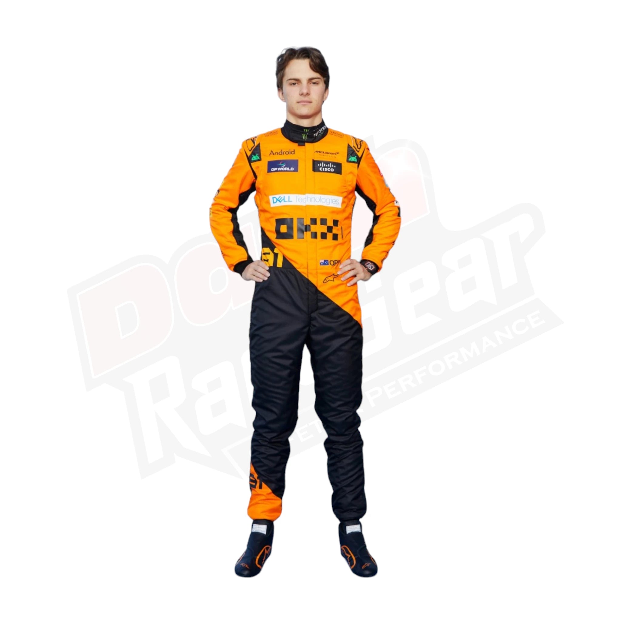 2024 New McLaren Oscar Piastri F1 Team Race Suit