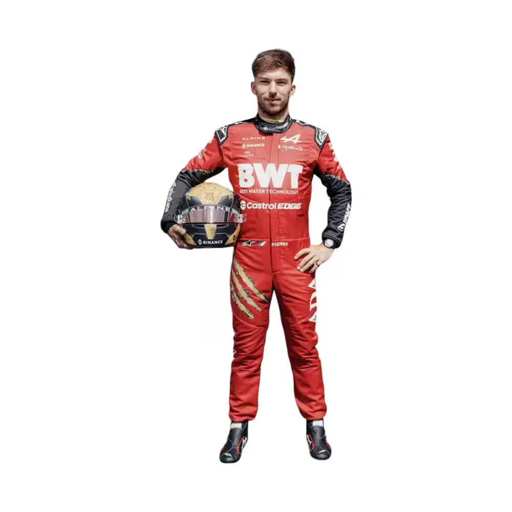 2024 New Pierre Gasly bwt Race Suit KIDS - Dash Racegear