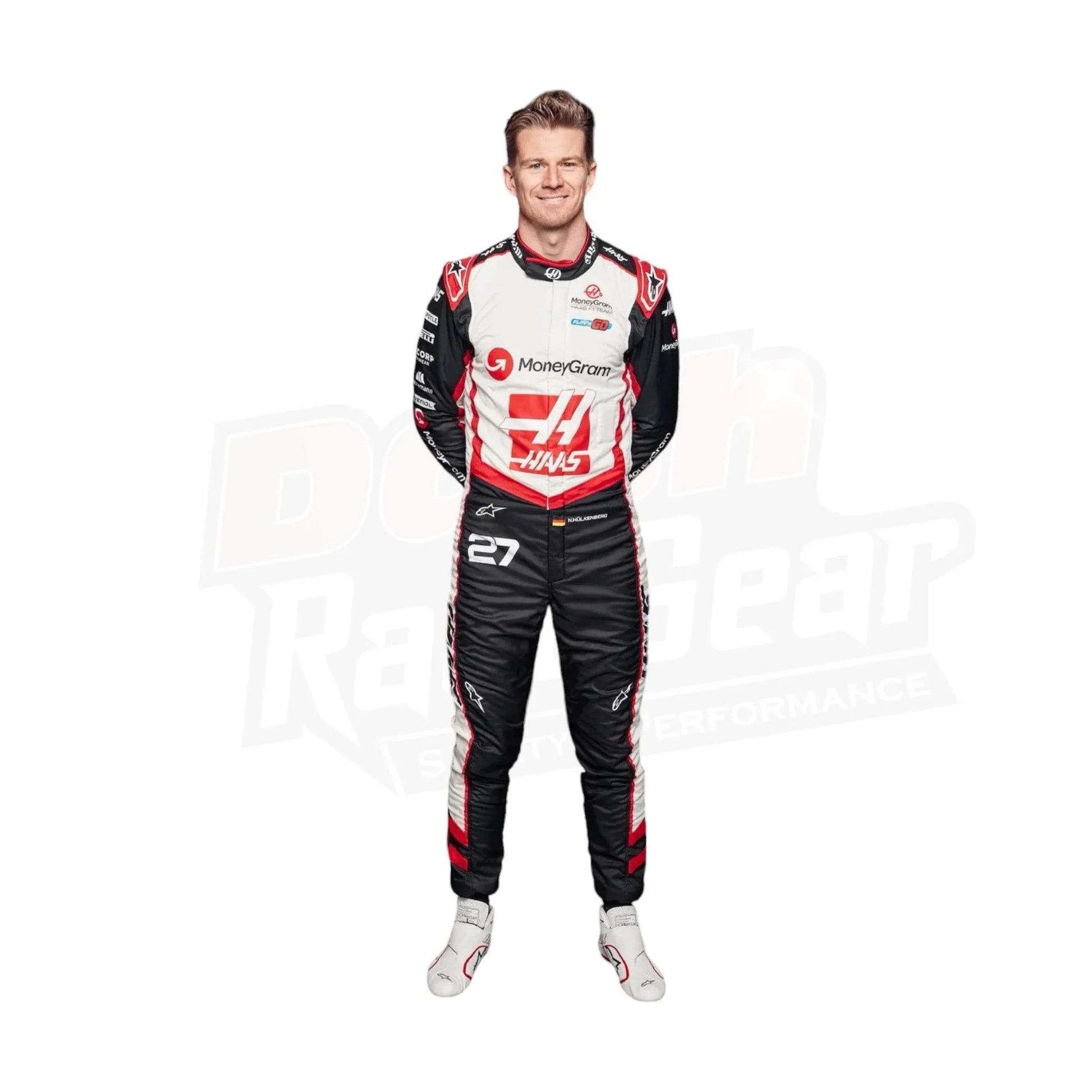 2024 Kevin Magnussen Nico Hulkenberg Haas F1 Team Race Suit - Dash Racegear