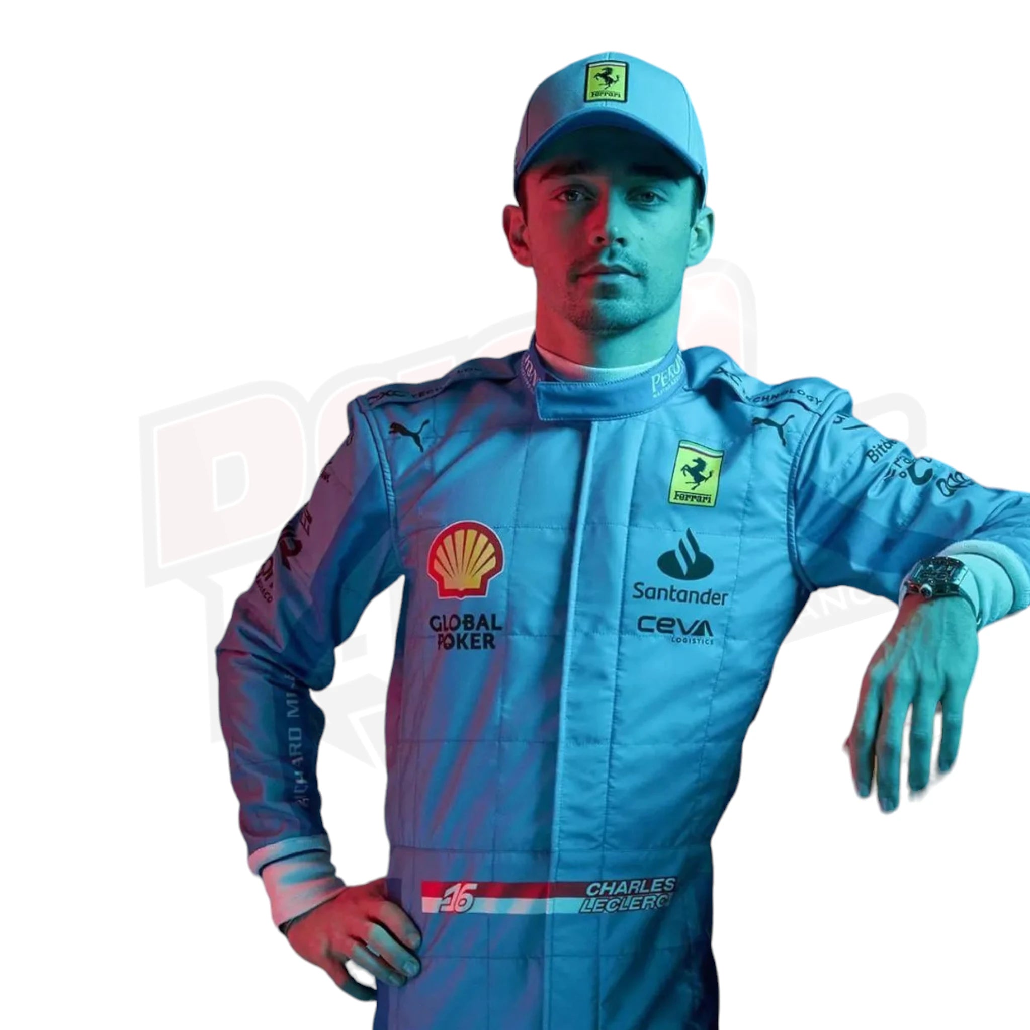 2024 Scuderia Ferrari F1 Miami Grand Prix Race Suit KIDS