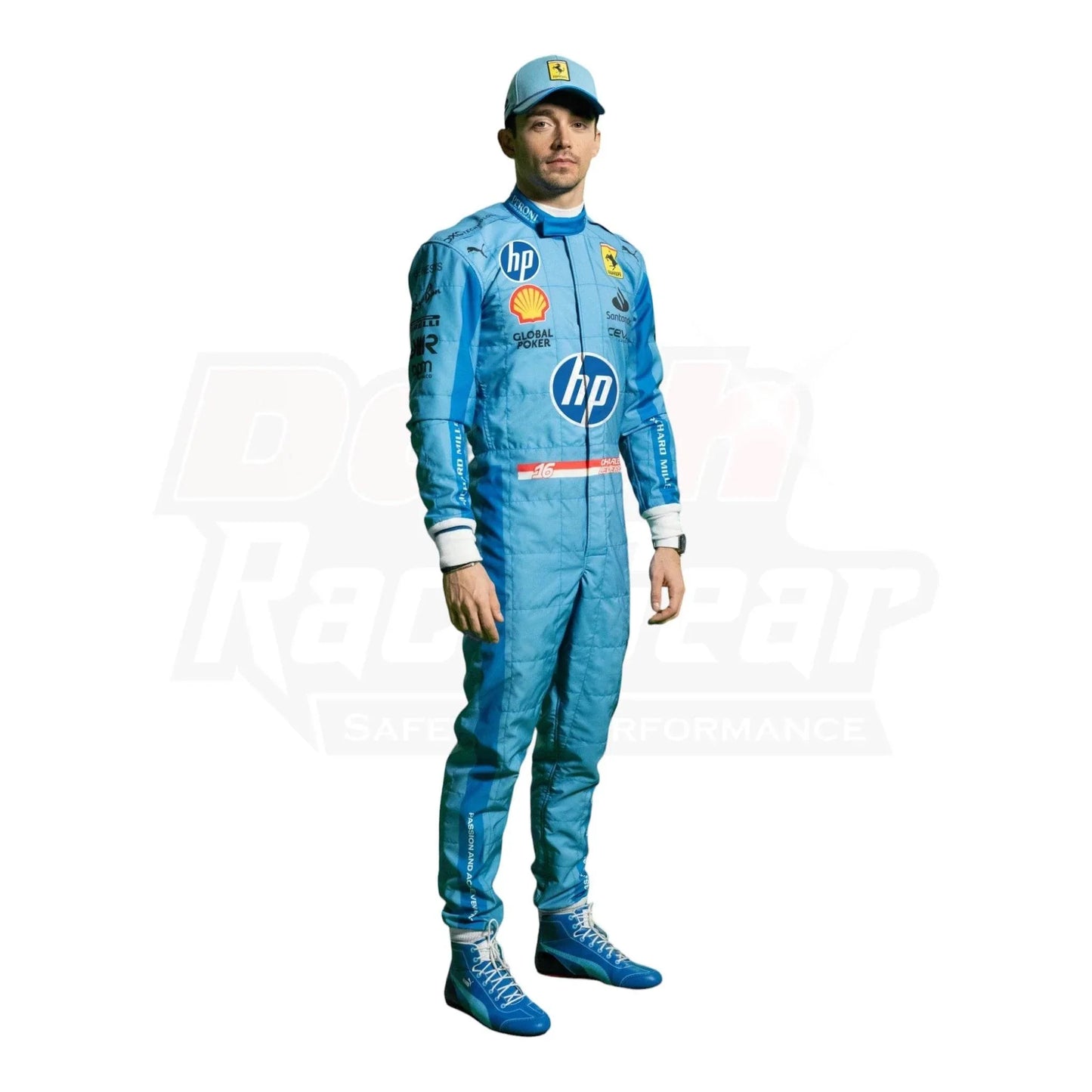 2024 Scuderia Ferrari HP Miami Grand Prix F1 Race Suit - Dash Racegear