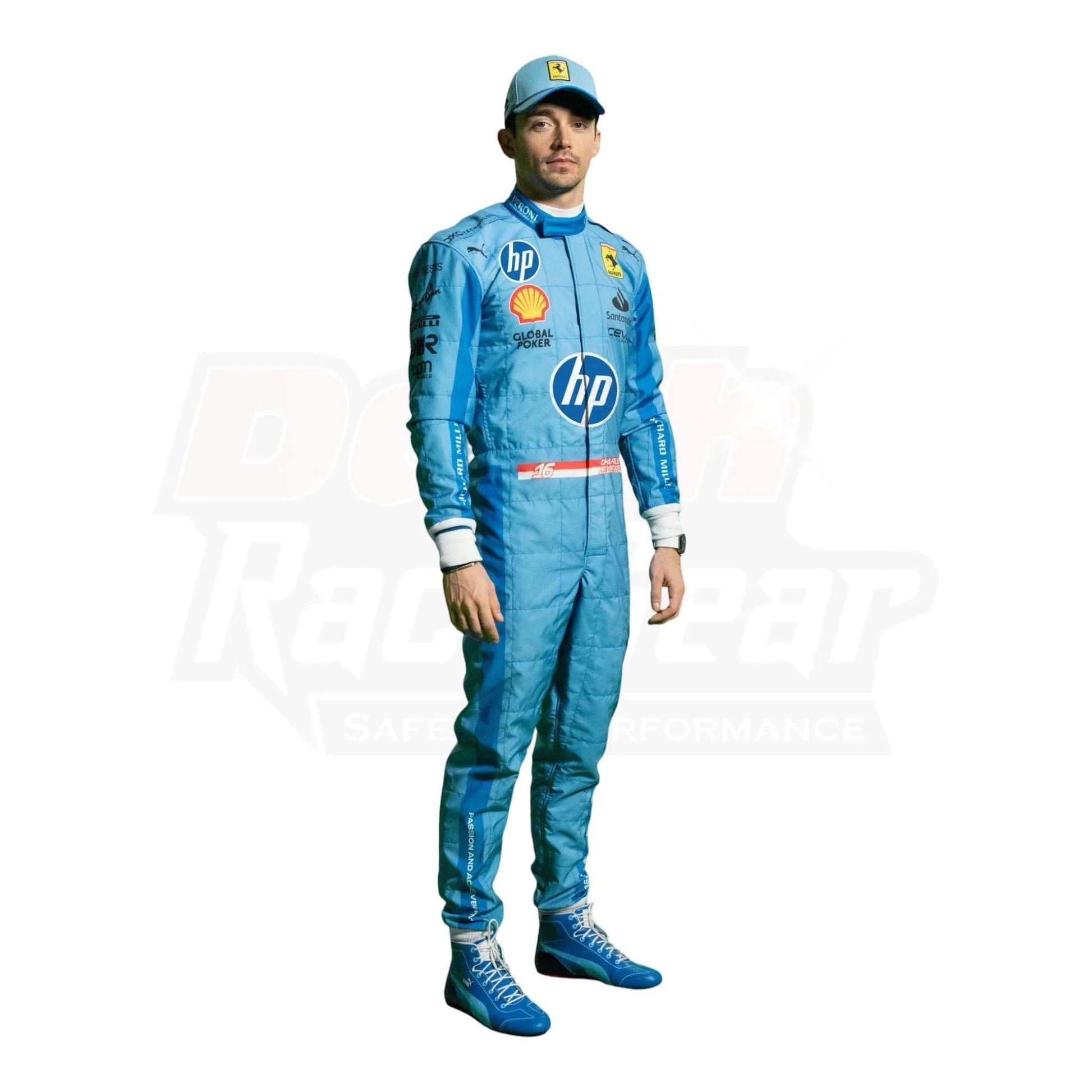 2024 Scuderia Ferrari HP Miami Grand Prix F1 Race Suit - Dash Racegear