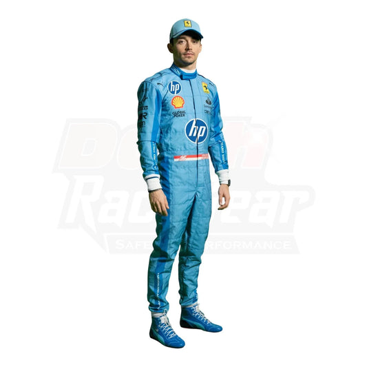 2024 Scuderia Ferrari HP Miami Grand Prix F1 Race Suit - Dash Racegear