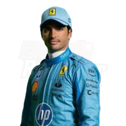2024 Scuderia Ferrari HP Miami Grand Prix F1 Race Suit KIDS - Dash Racegear